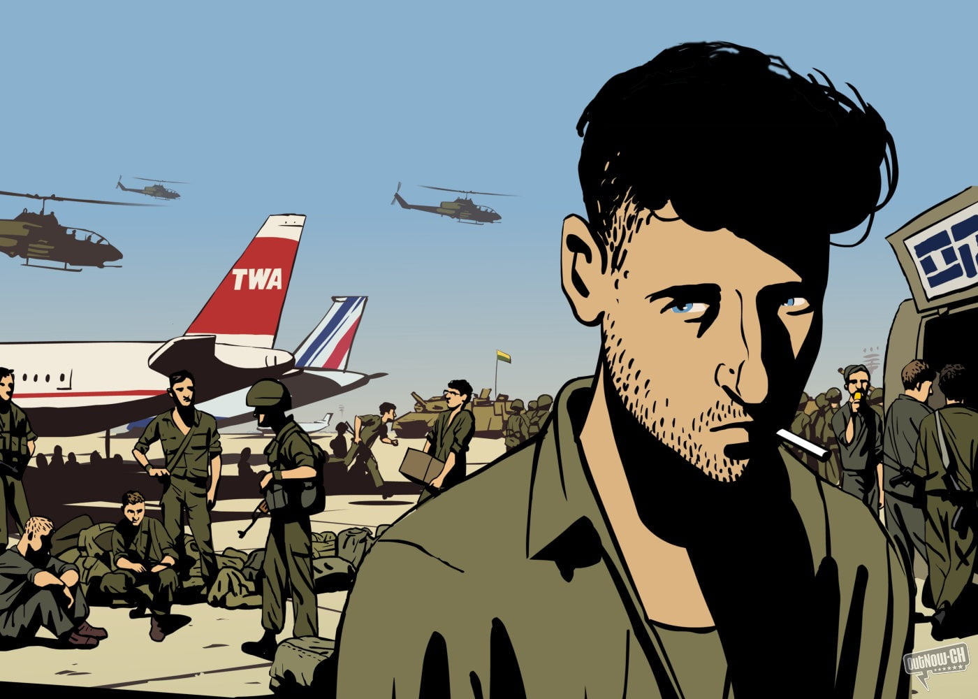 VALZER CON BASHIR – L’ORRORE DELLA GUERRA ILLUSTRATO E TECNICHE UTILIZZATE