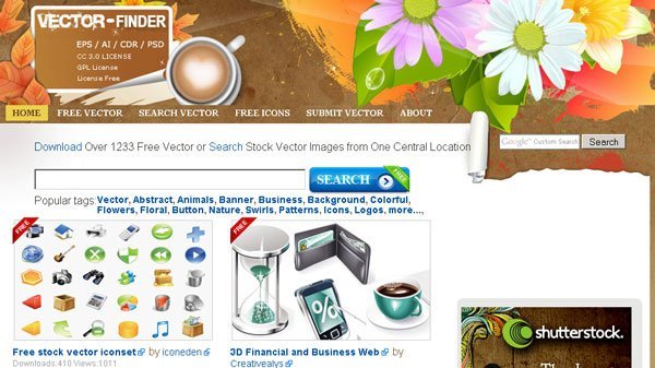 Vector Finder – La migliore risorsa per Vettoriali free