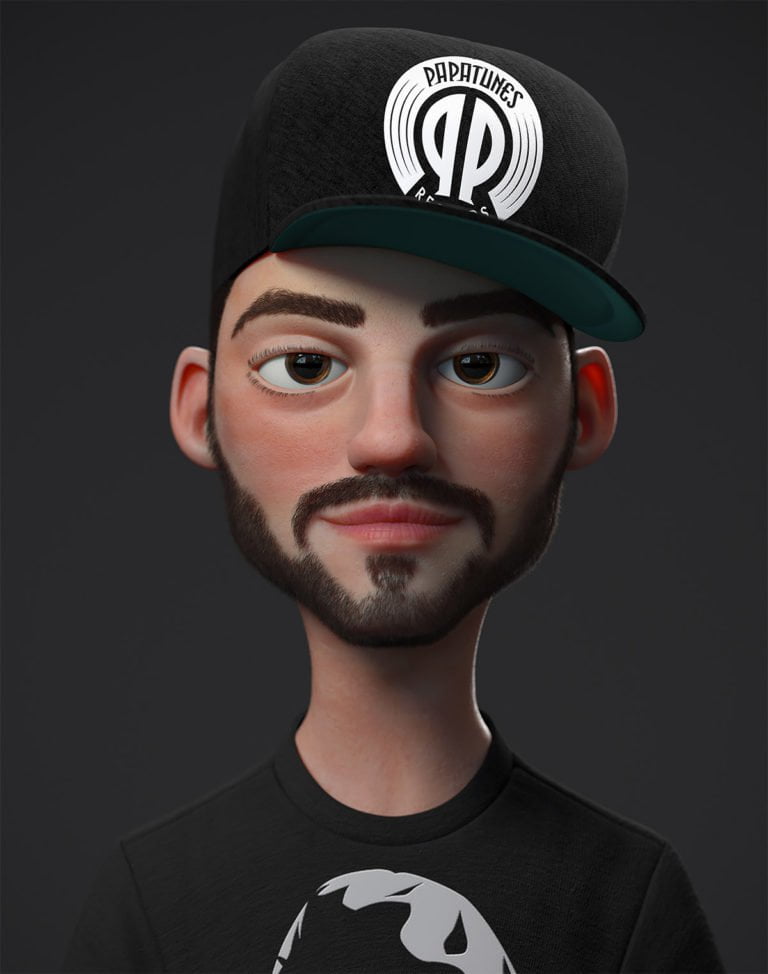 Personaggi 3d illustrati di Guzz Soares 5