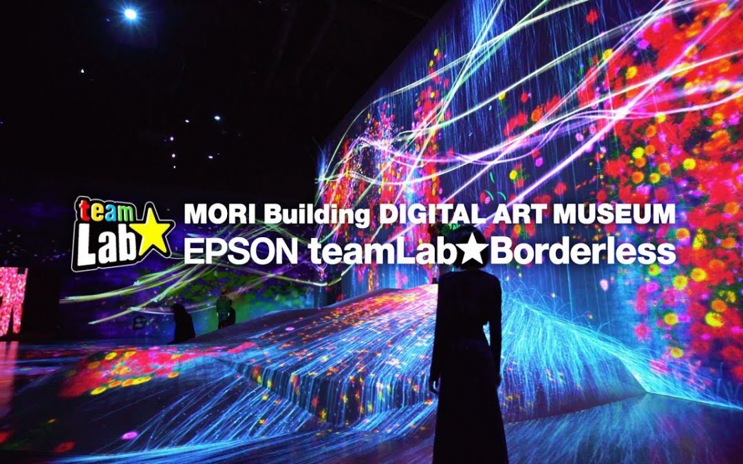 Videomapping “Bordless” al Digital Art Museum di Tokyio.