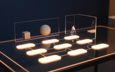 Riquadri di layout collegati a un grafo di nodi luminosi: FLUX 3 Image e Comfy Agent in ComfyUI