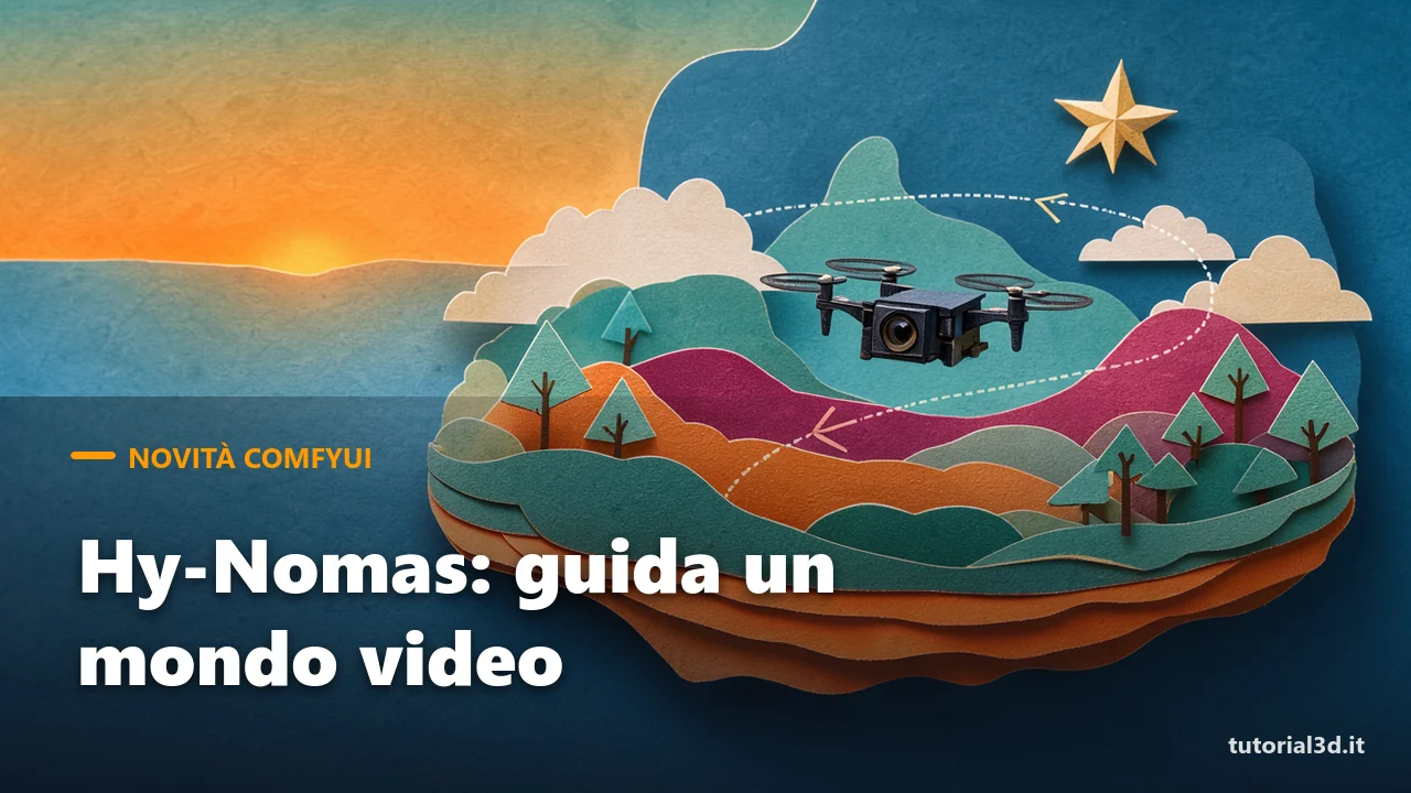Hy-Nomas in ComfyUI: guida un mondo video con testo e camera Hy-Nomas in ComfyUI: guida un mondo video con testo e camera