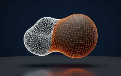 Mesh 3D a griglia, metà bianca e metà arancione: remesh 3D più veloce in ComfyUI e Krea 2 Edit V2