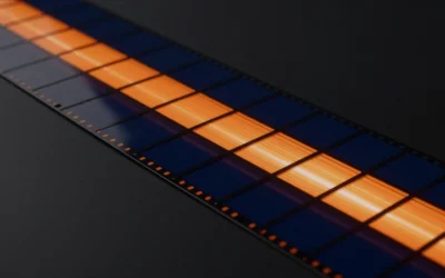 Striscia di fotogrammi arancione su un tavolo scuro: MiniMax H3 più veloce in ComfyUI con Veda